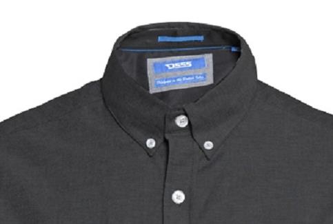 D555 Men's Big Size Long Sleeve Buttoned Down Stretch Shirt (Nebraska) Size 2XL - 6XL