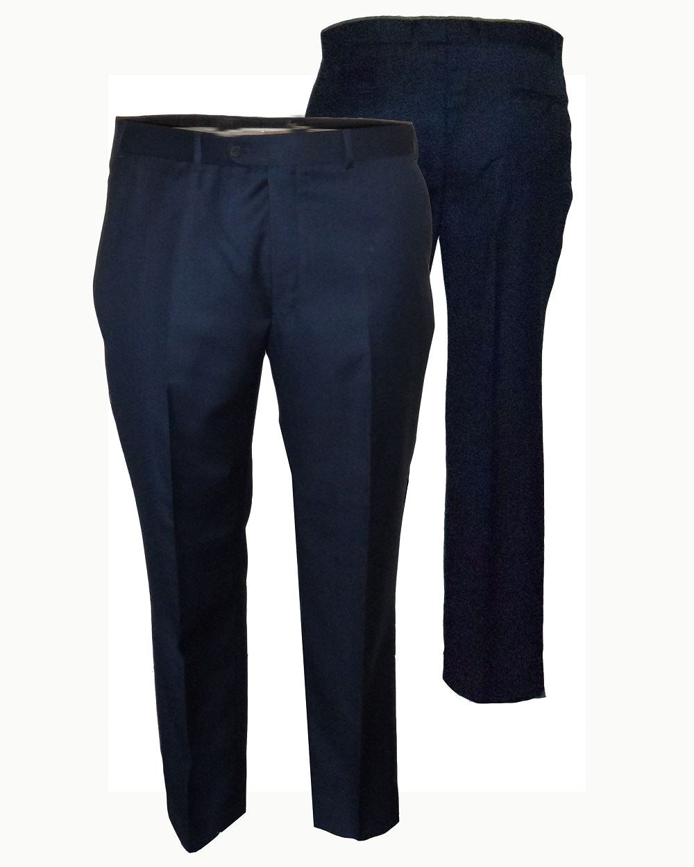 SCOTT Classic Fit Wool Blend Ink Blue Suit Trousers SS15157 Size 34 - 60