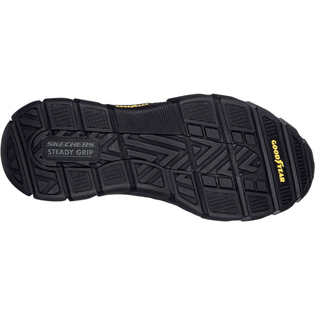 Skechers (GAR204480) Men's Relaxed Fit: Respected - Calum Trainer in Black 6 to 12