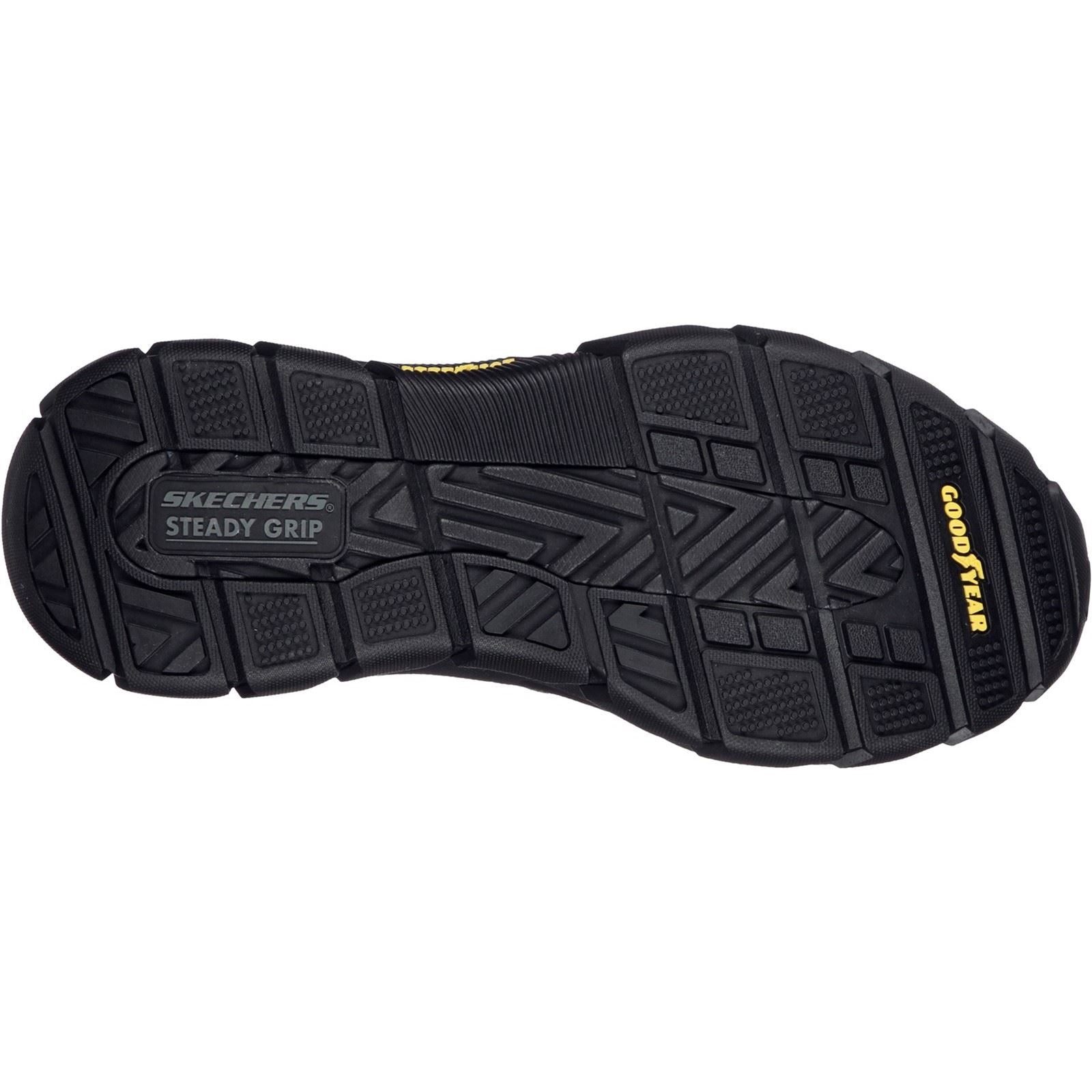 Skechers (GAR204480) Men's Relaxed Fit: Respected - Calum Trainer in Black 6 to 12