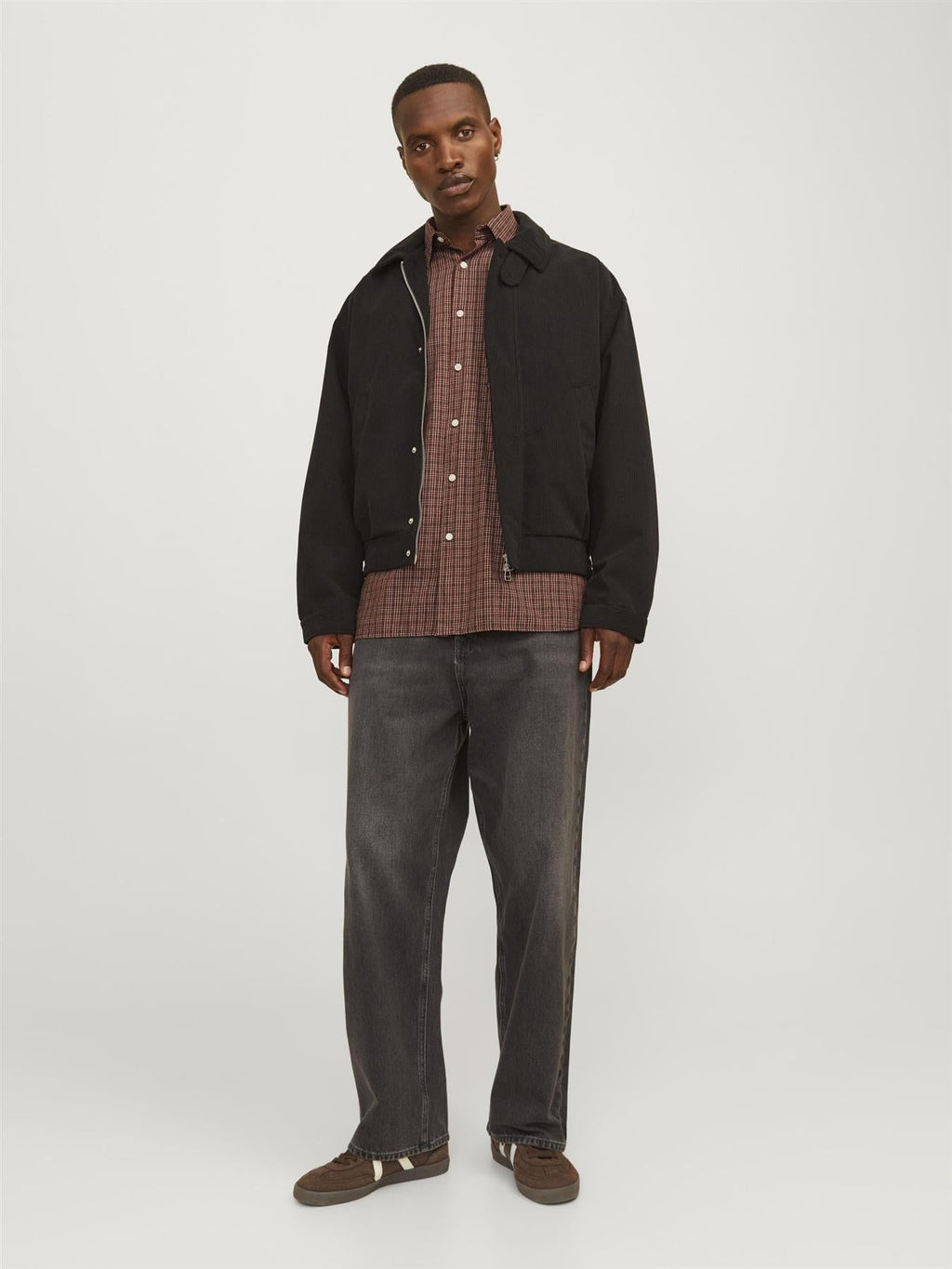 Jack & Jones Long Sleeves Check Shirt For Men (JORROBB) in 2 Colours, L-XL