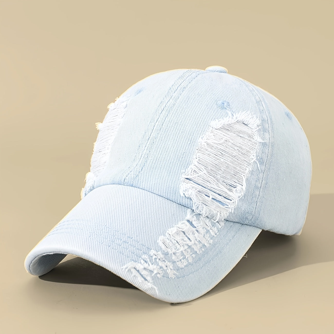 Double-Sided Large Hole Street Style Patchwork Color Stitched Dad Cap