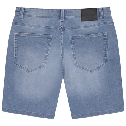 Men's Stretch Denim Shorts | Light Blue | Waist 30"-44"