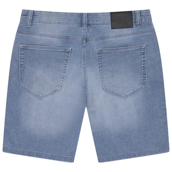 Men's Stretch Denim Shorts | Light Blue | Waist 30"-44"