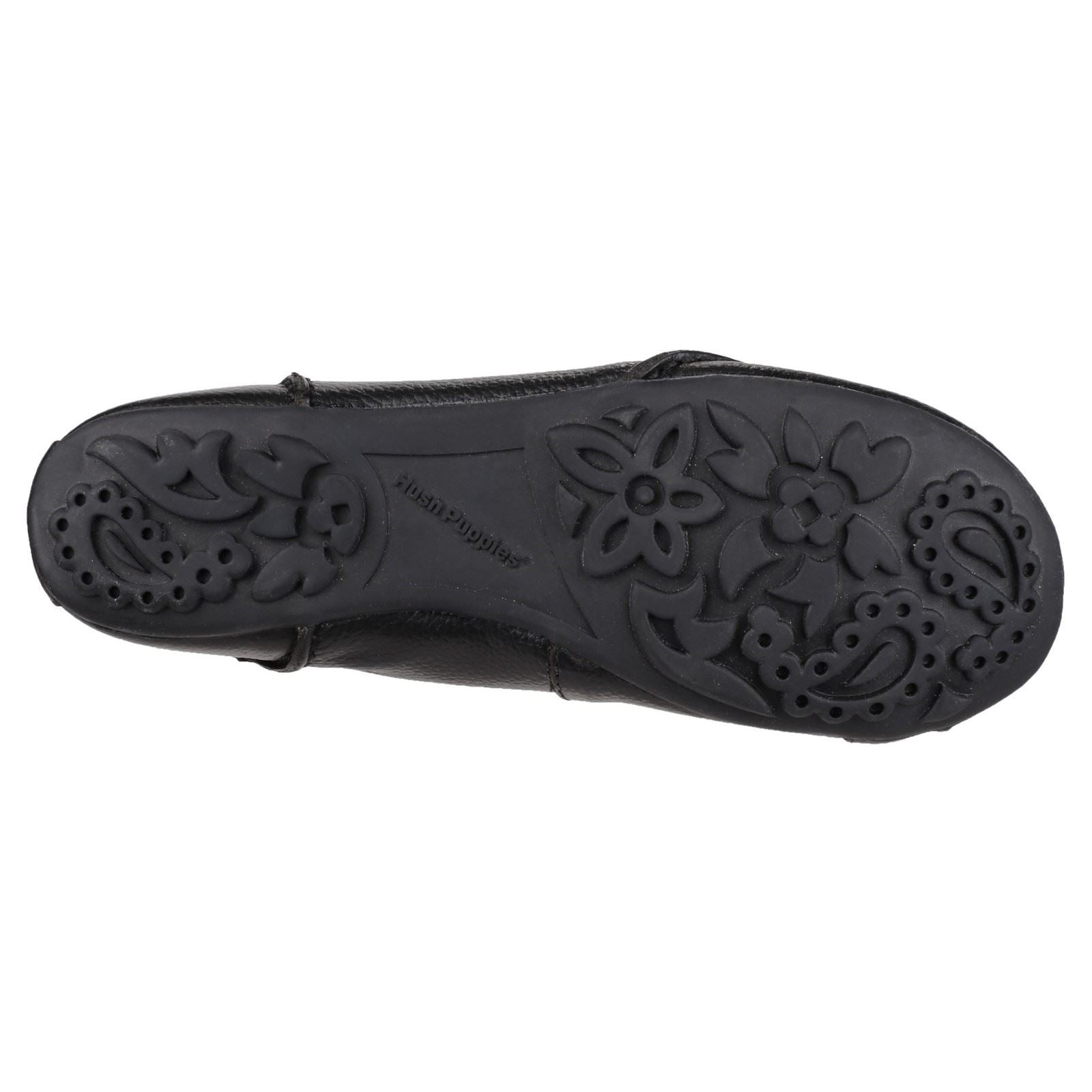 Hush Puppies Janessa Slip On Ladies Shoes in Black