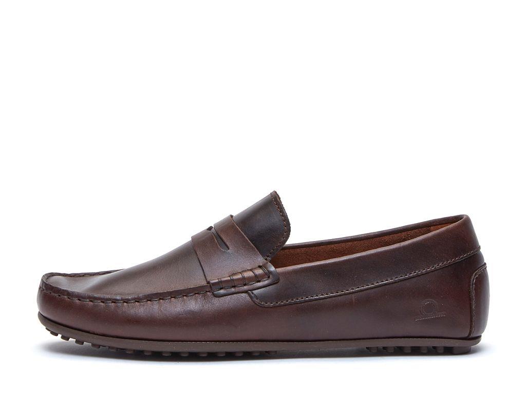 Chatham Mens Timor-Dark Brown Driving Moccasins