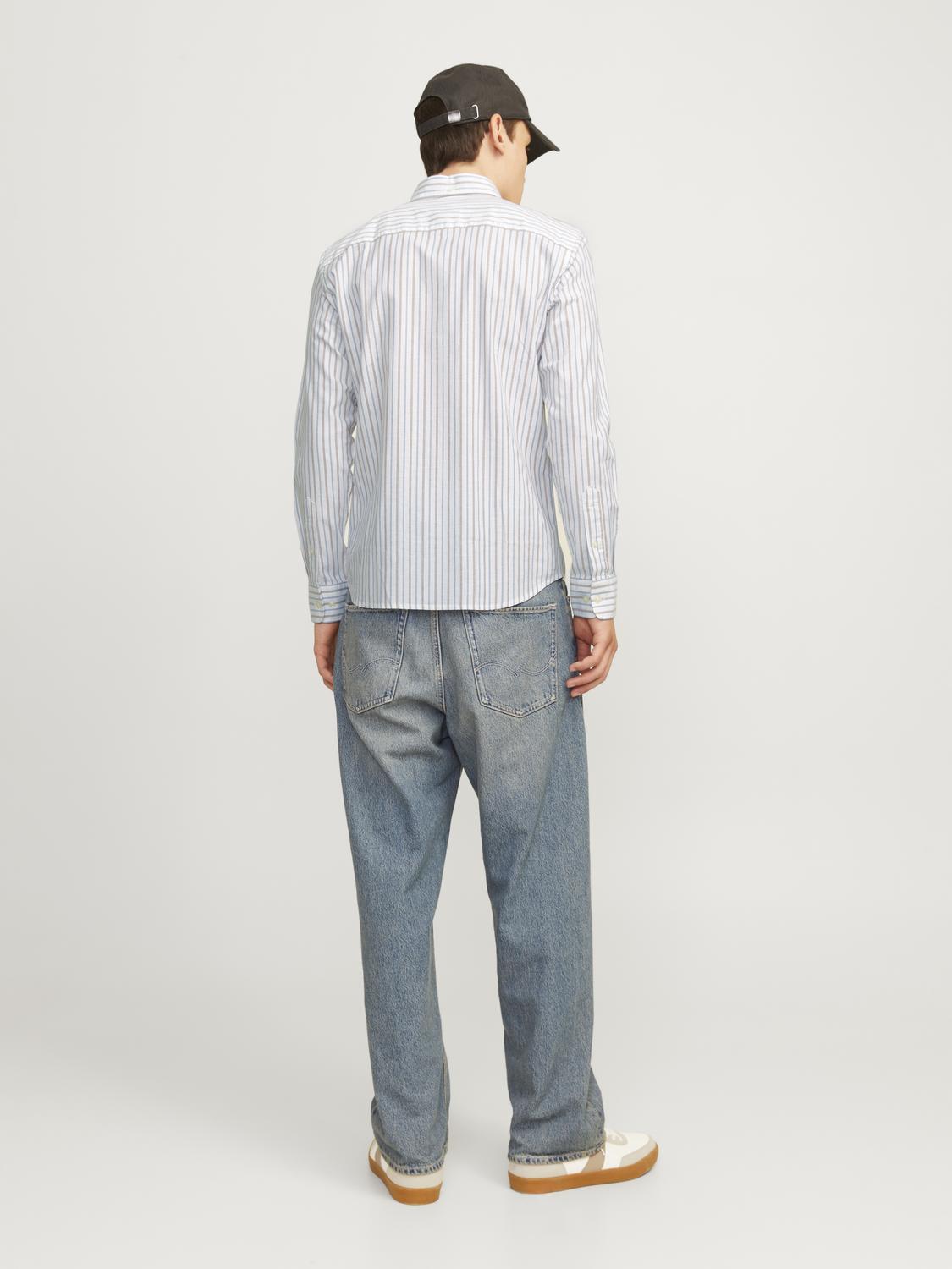 Jack & Jones Oxford Shirt With Long Sleeves For Men (JPRBLUBROOK) in 8 Colours, L-XL