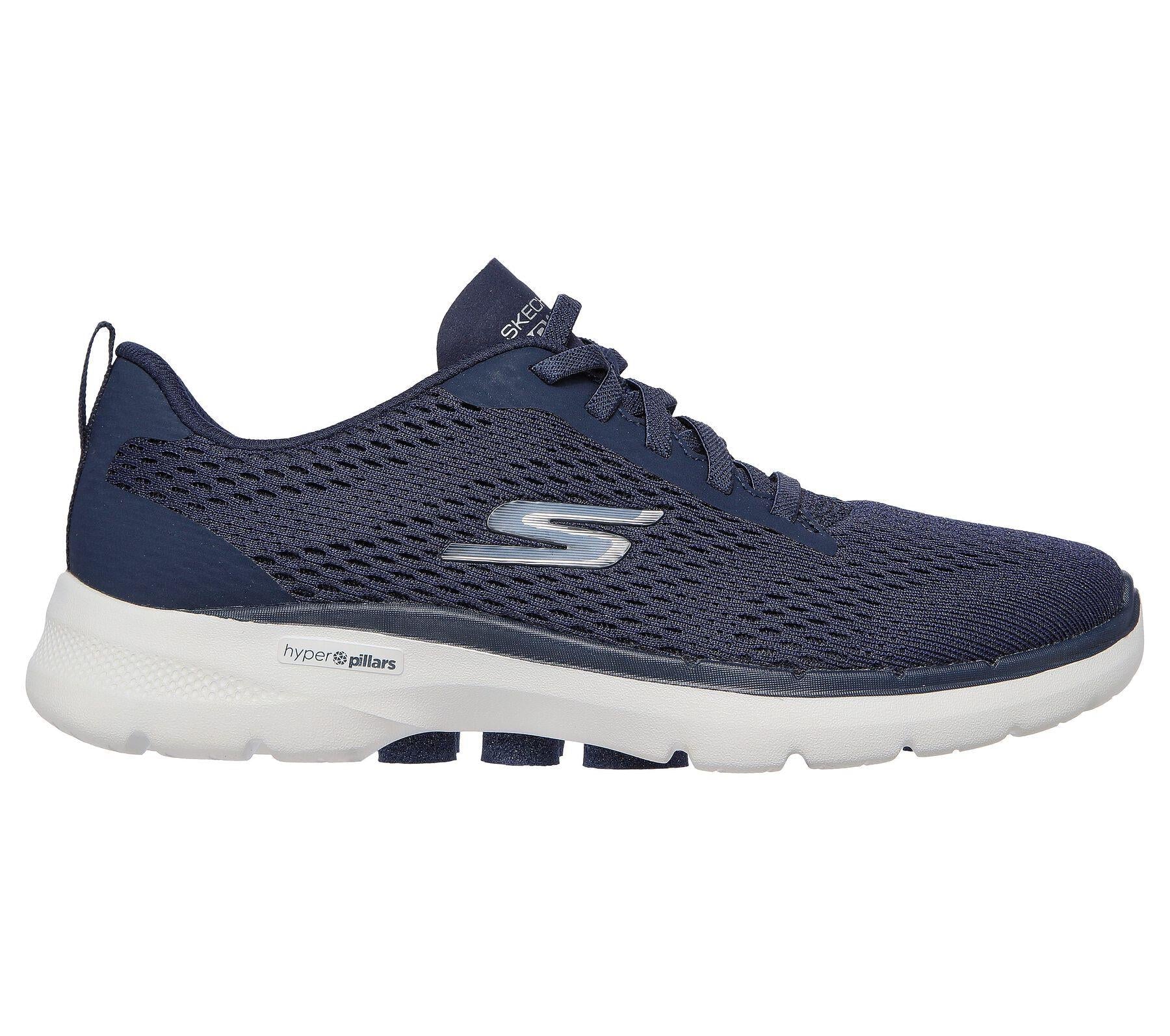 Skechers (GAR124512) Ladies Sports Go Walk 6 Bold Vision Shoes in UK 3 to 8