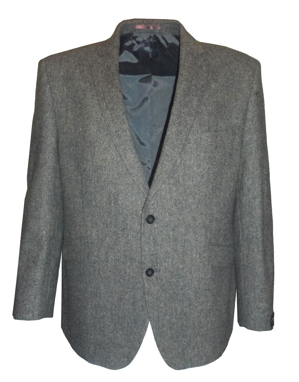 SCOTT Light Grey New Shetlands Wool Sports Jacket in Chest Size 40 to 60 Inches, S/R/L