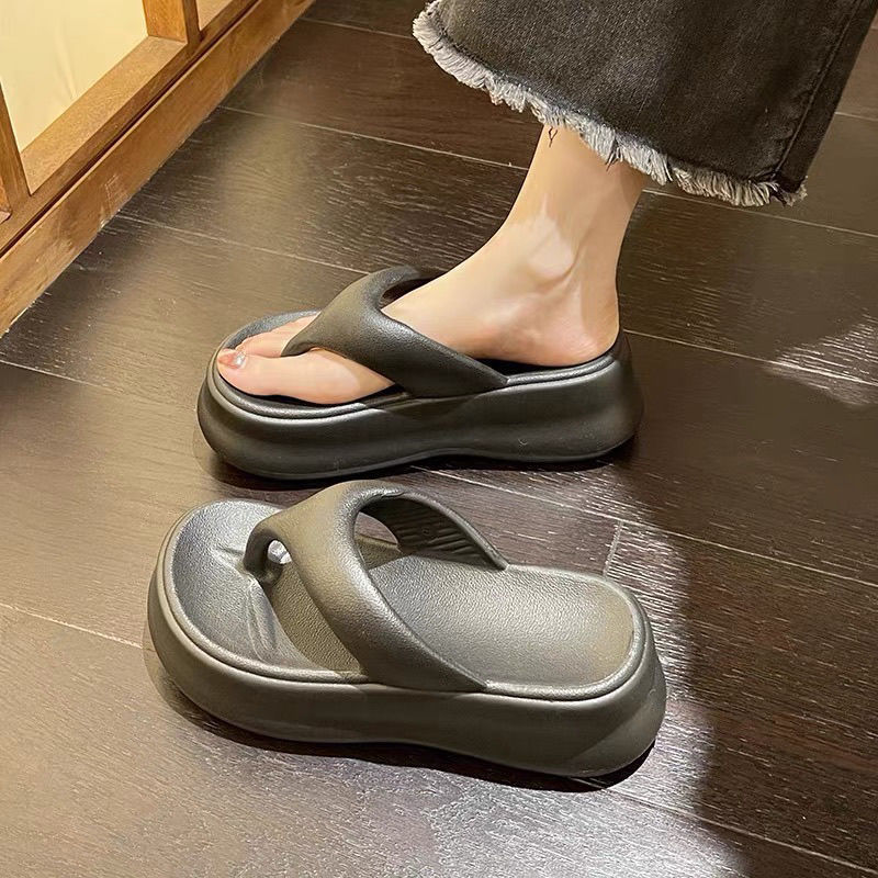 Non-slip Height-increasing Thick-soled Eva Flip-flops Women's Slippers