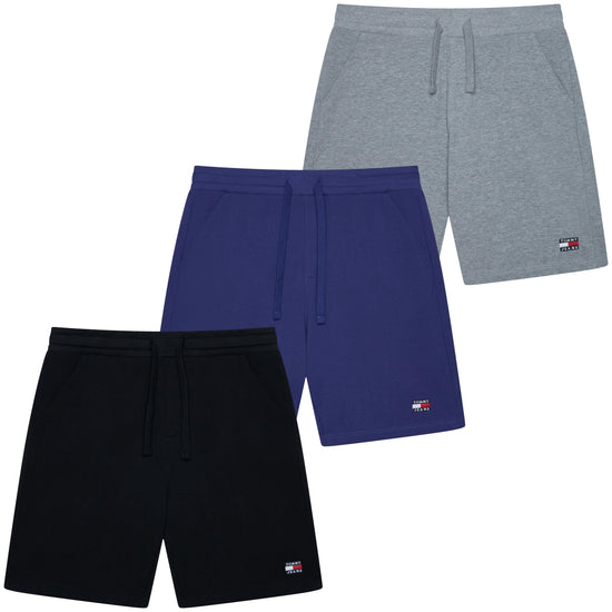 Tommy Jeans Men's Logo Badge Sweat Shorts Cotton Regular Fit S–2XL