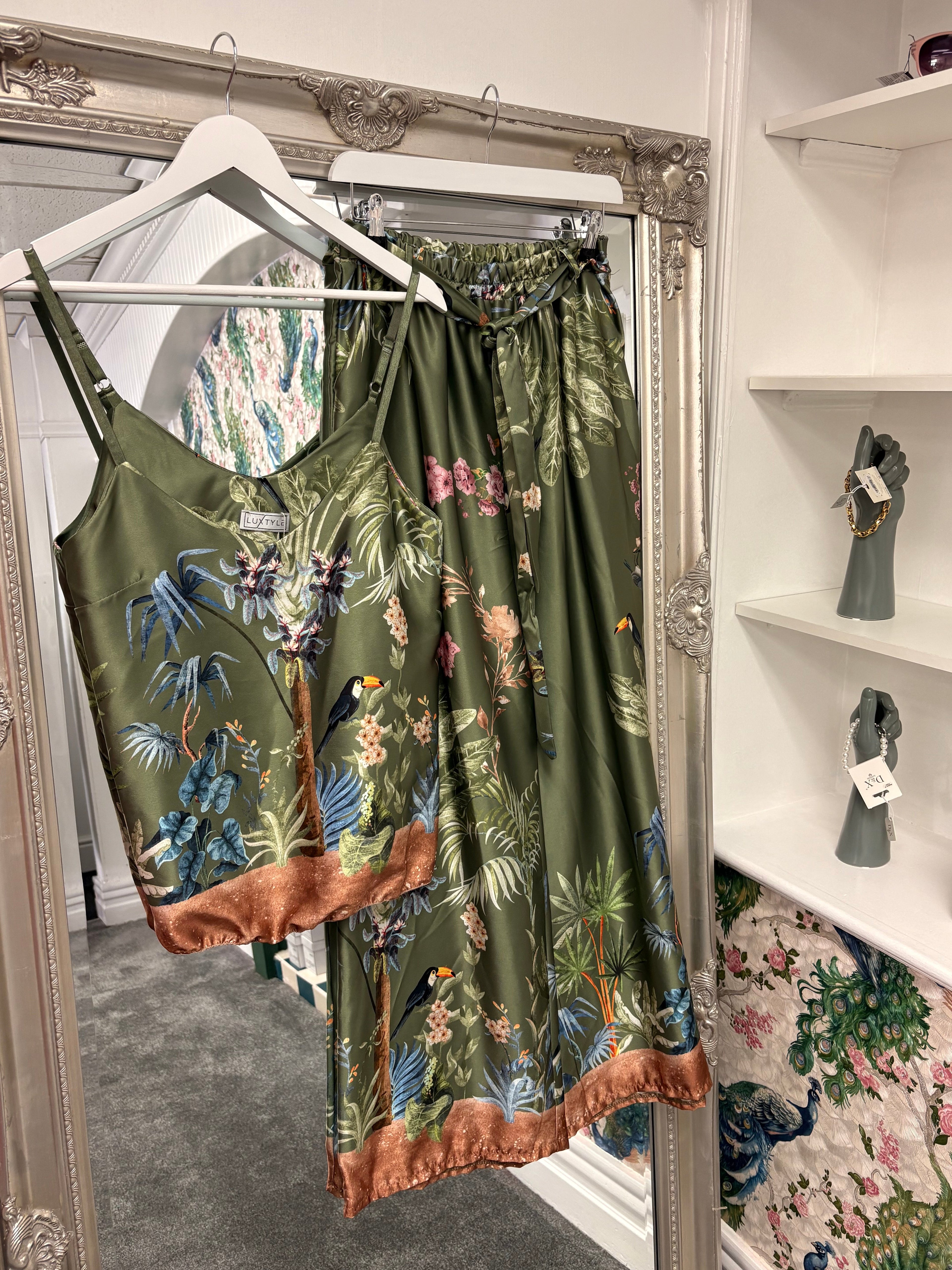 Luxtyle Jungle Cami One Size Fits 8-12