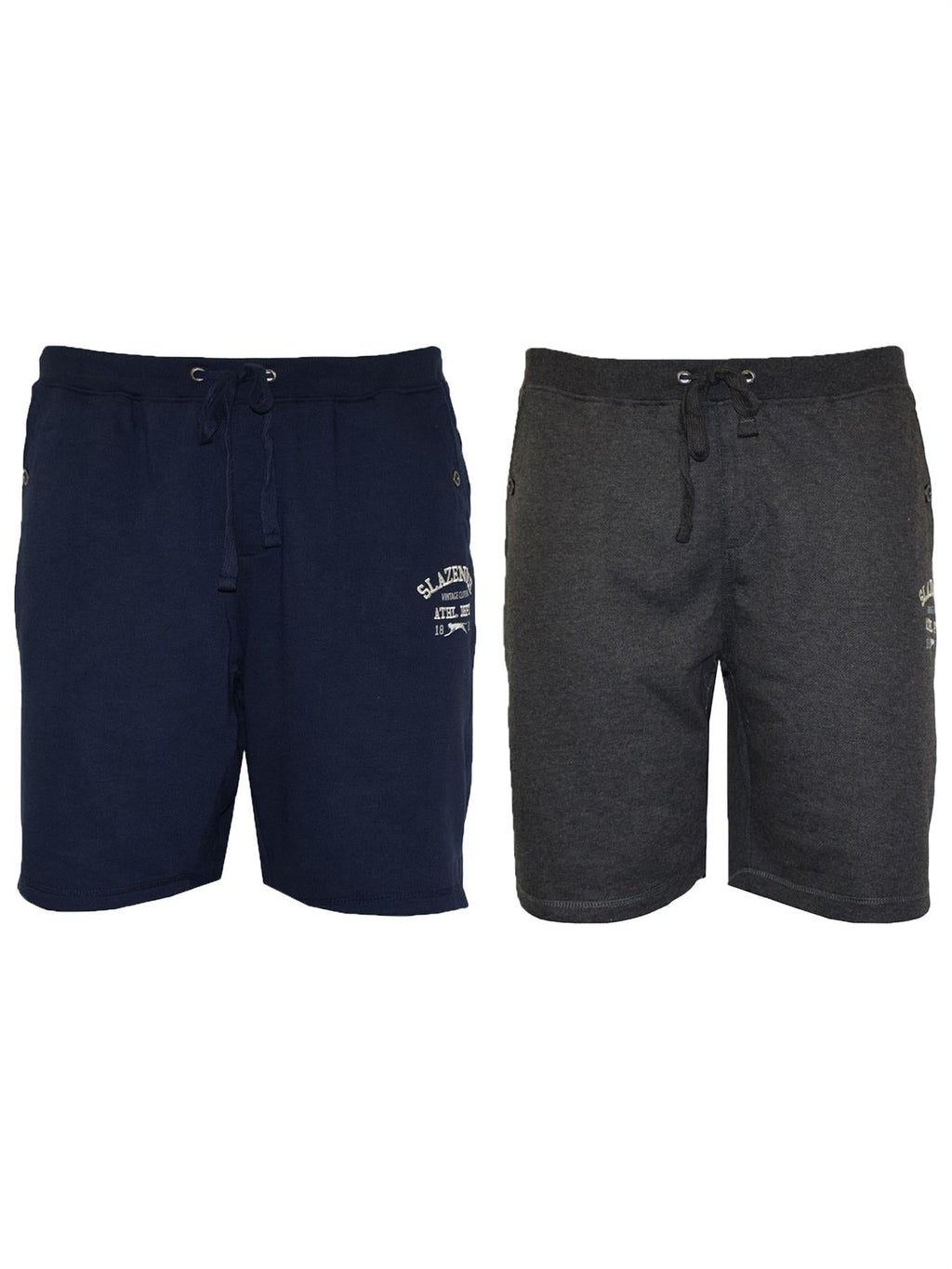 Men's Jersey Gym/Running Shorts (Loopback) by Slazenger in Size 2XL to 5XL