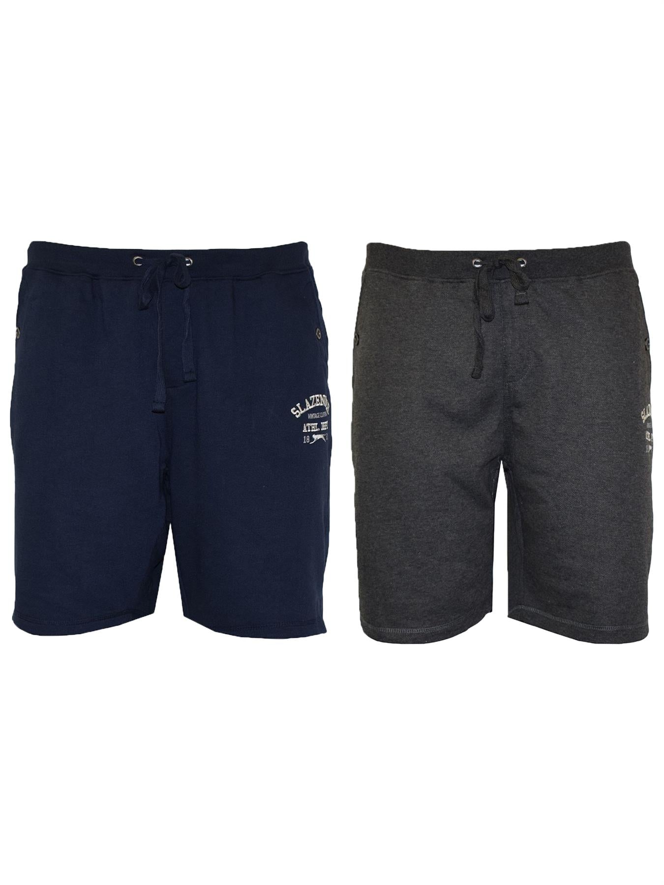 Men's Jersey Gym/Running Shorts (Loopback) by Slazenger in Size 2XL to 5XL