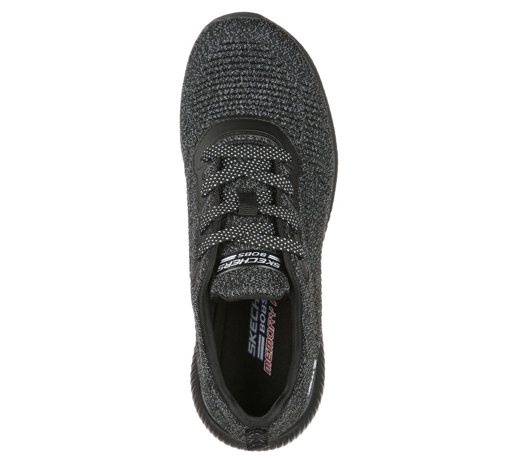 Skechers (GAR117074) Ladies Sports Bobs Squad Ghost Star Shoes in UK 3 to 8