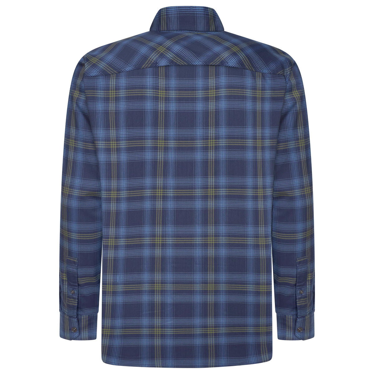 Wrangler Men's 2 Pocket Utility Shirt | Check | UPF 50+ Moisture Wicking | L-2XL