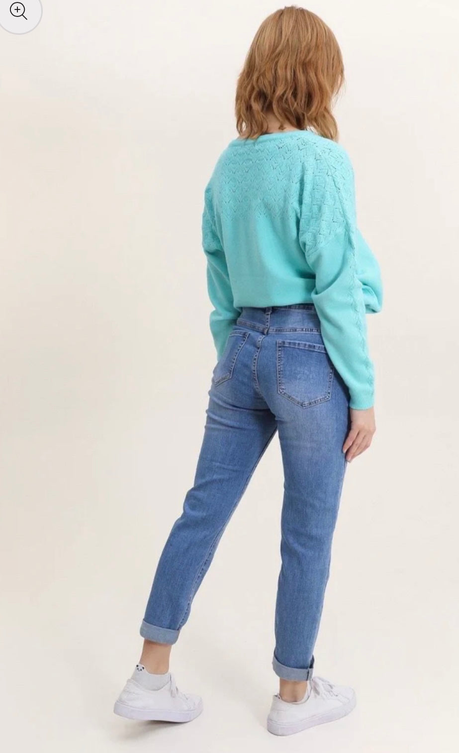 G Smack Mom Fit Jeans | Style M890 | Turn Up Ankle Denim