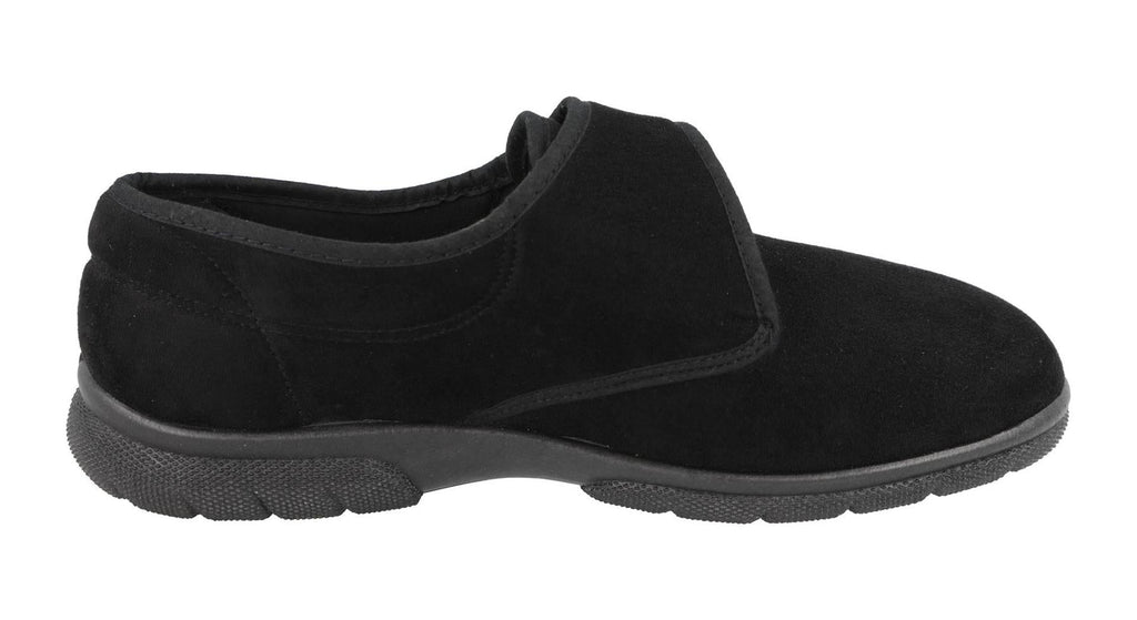 DB Shoes Men's 6V Fit Touch Strap Traditional Shoes in Black, Sizes 6 to 12
