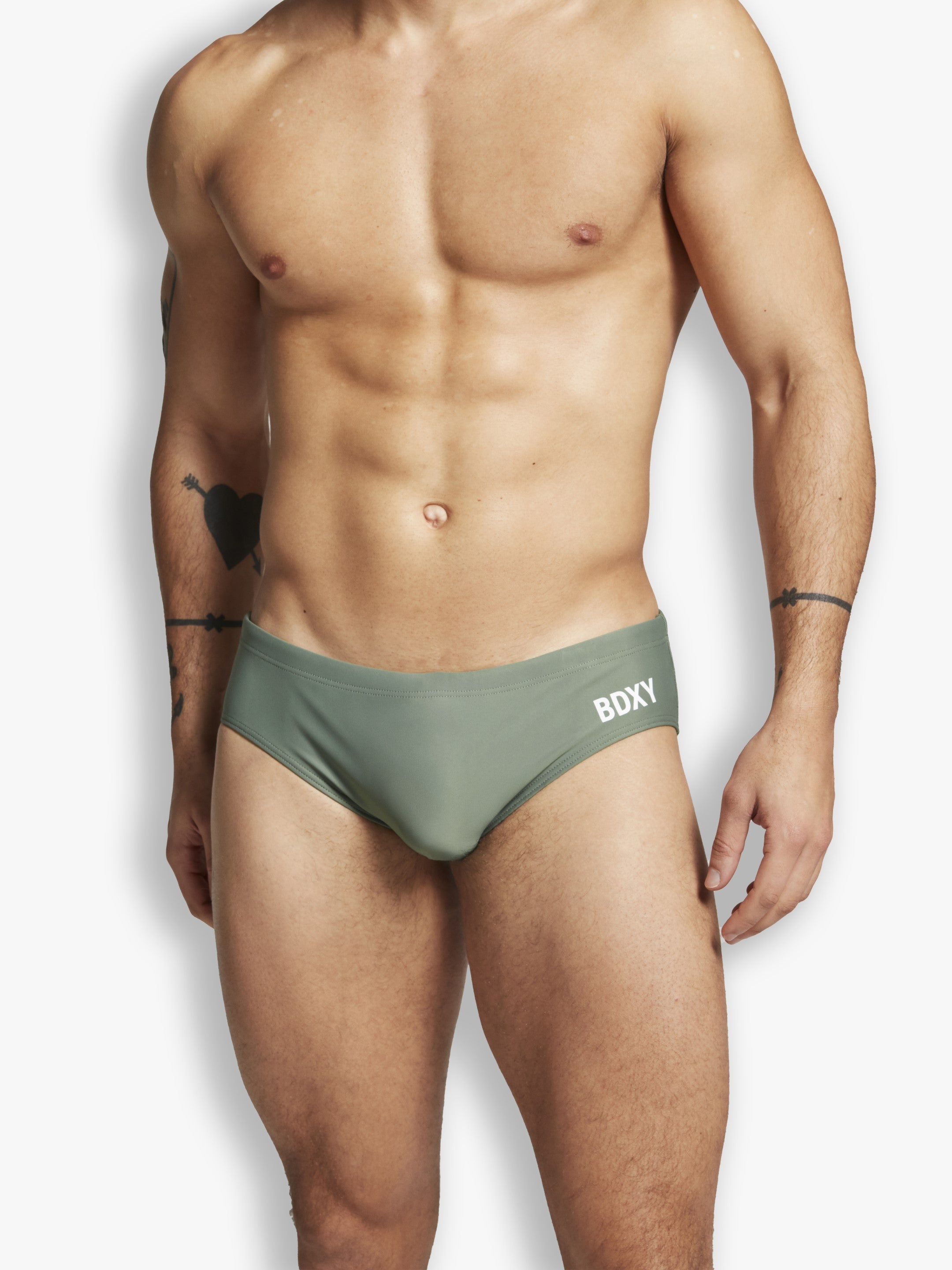 The Atmos Swimbrief | Army Green