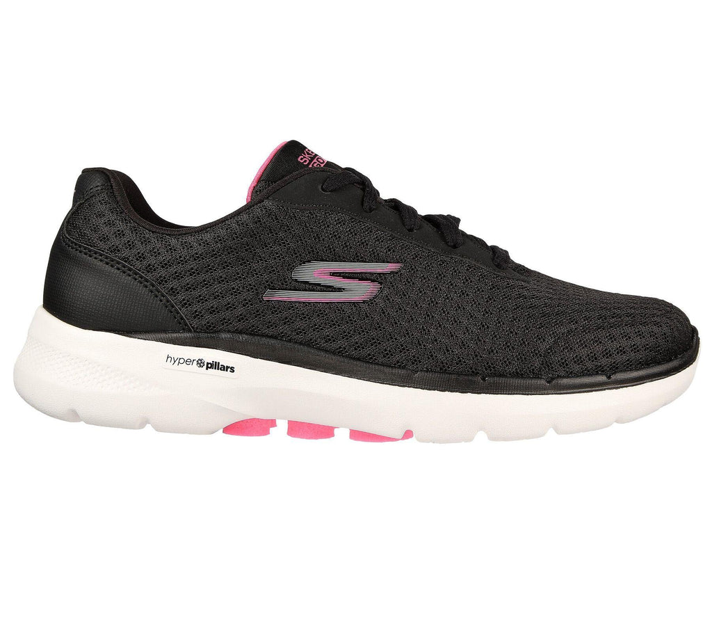 Skechers (GAR124514W) Ladies Sports Go Walk 6 Iconic Vision Shoes in UK 4 to 8