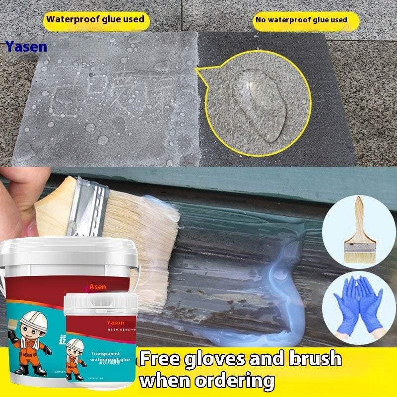 Bathroom Paint Anti-smashing Brick Glue Acrylic Waterproof Material