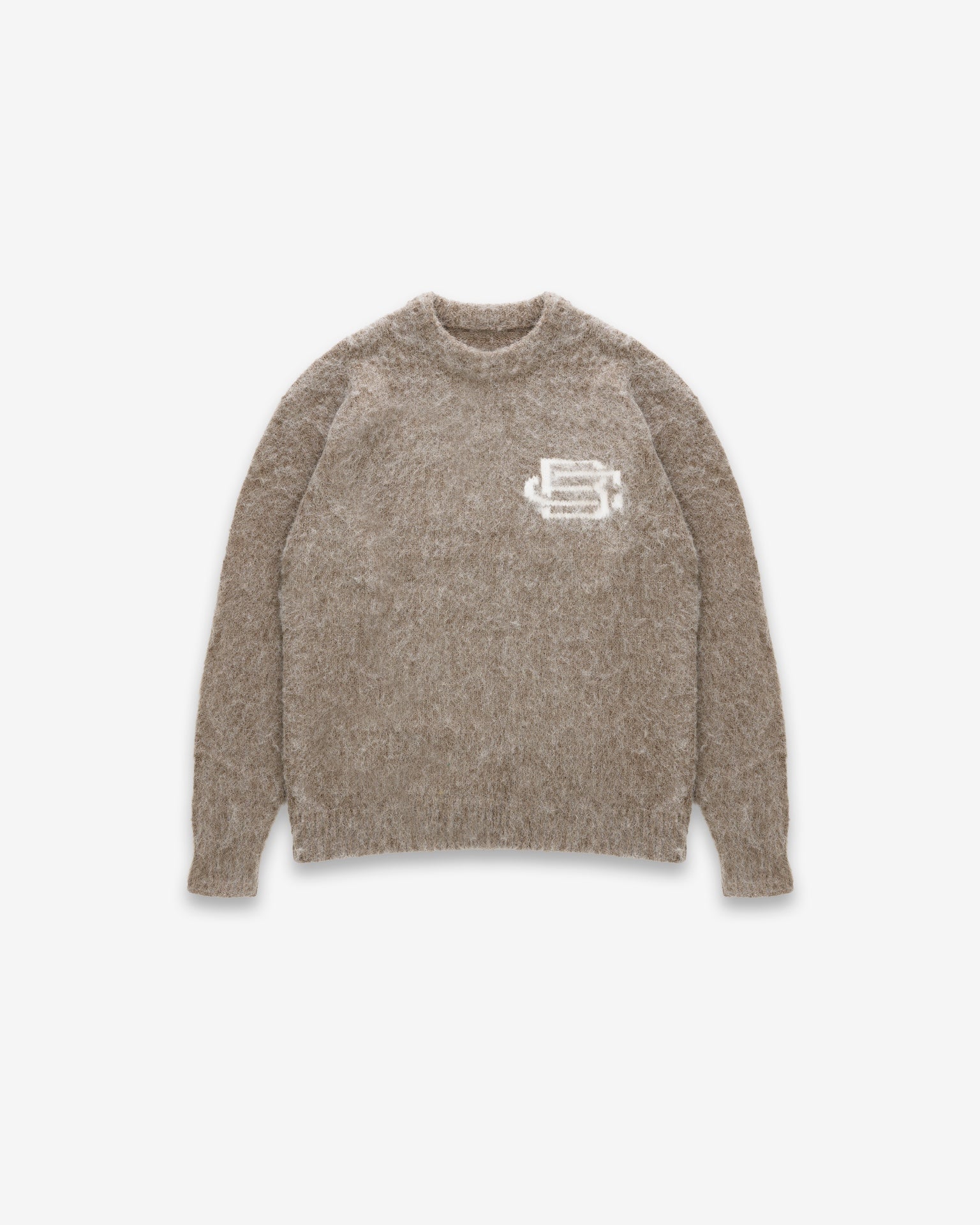 Mohair Knit BC Jumper - Taupe