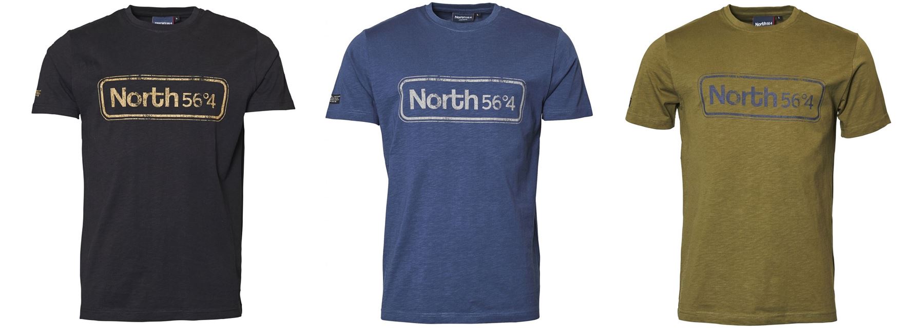 North 564 Premium Cotton Printed Tee Shirts (AW18)