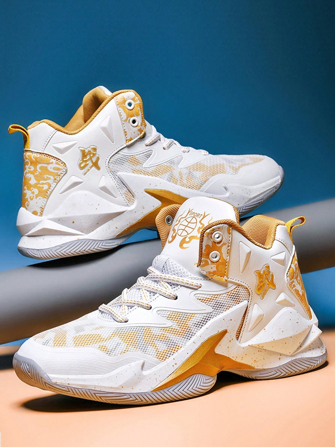 Men’s Athletic Basketball Shoes, Trendy Wear Resistant Sports Shoes For Students’ Professional Training, New Arrival