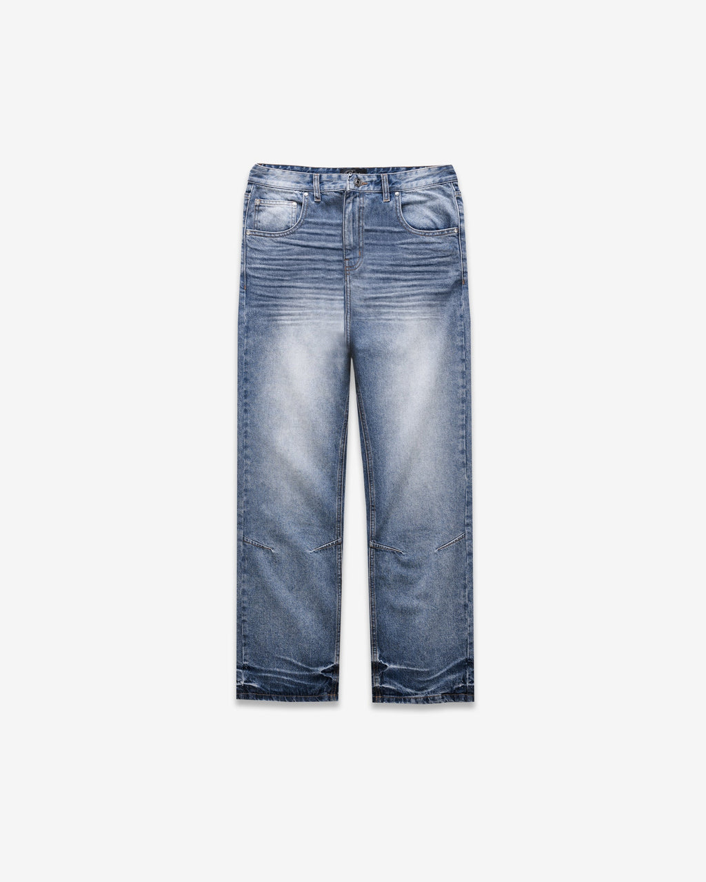 Relaxed Ripple Denim - Classic Blue