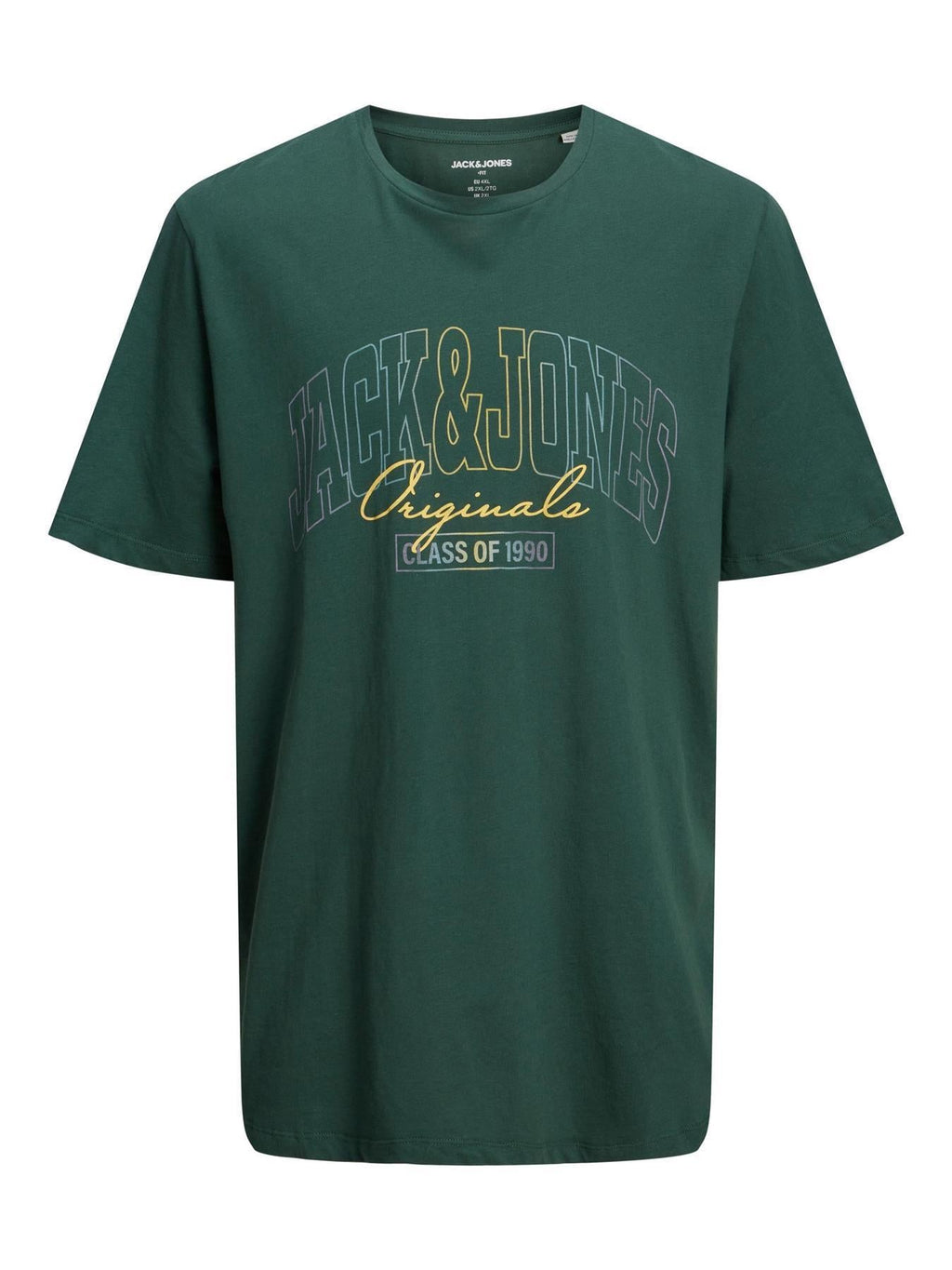 Jack & Jones Plus Size Men's Original Short Sleeve Crew Neck Tee in Size 1XL-6XL, 2 Colours