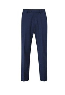 SCOTT Classic Fit Wool Blend Flat Front Suit Trousers in Navy Size 30 - 56