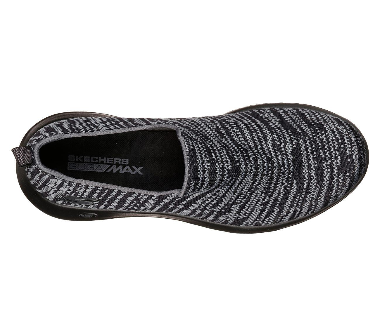 SKECHERS Men's GOwalk Max - Infinite Shoes/Trainers in Black/Gray