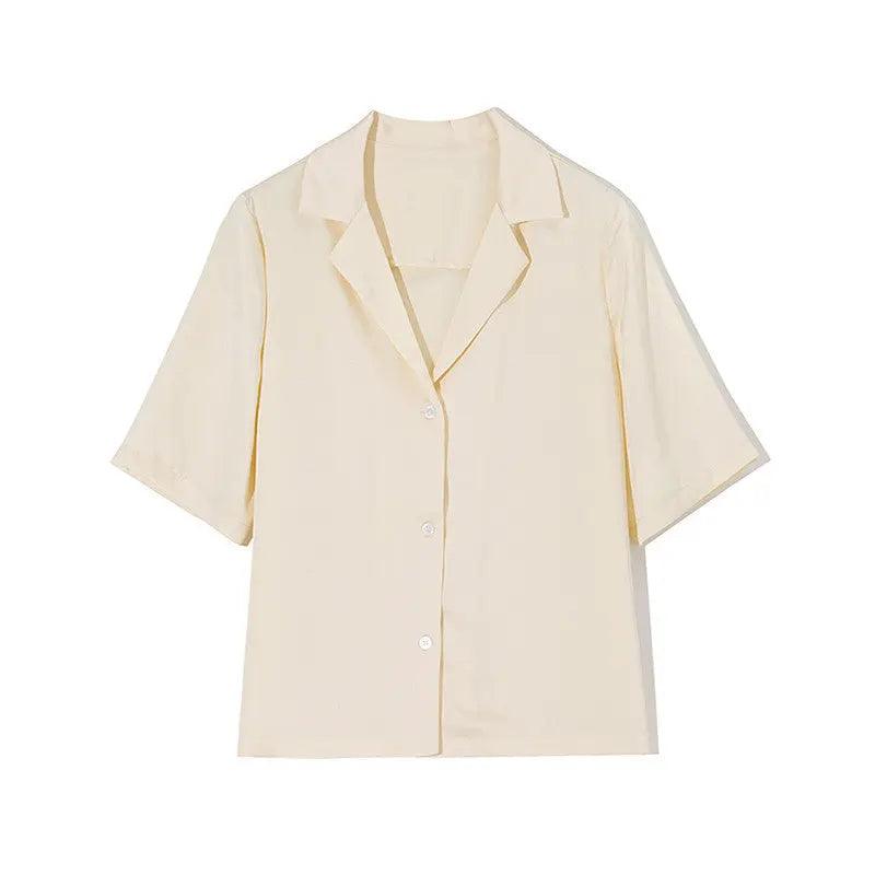 Luxurious Silk Satin Shirt