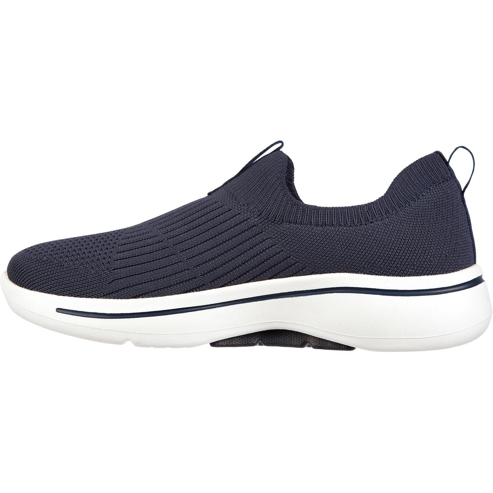 Skechers (GAR124409) Women's Go Walk Arch Fit Iconic Sports Trainer in Navy 3 to 8