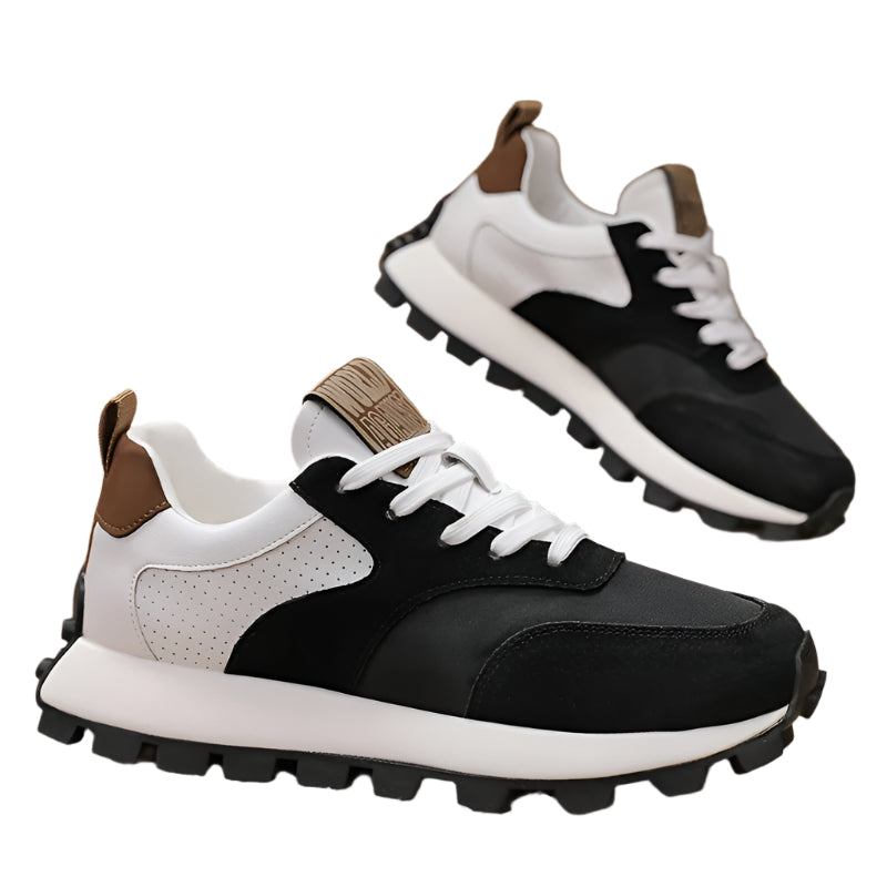 Men's Casual Multi-Color Low-Top Lace-Up Sneakers