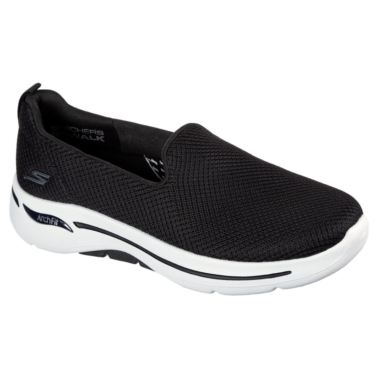 Skechers (GAR124401W) Ladies Sports GOwalk Arch Fit Grateful Wide in UK 4 to 8