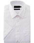 Double Two Men's Short Sleeve Cotton Rich Shirt 7 Colours Collar 14.5"–23"