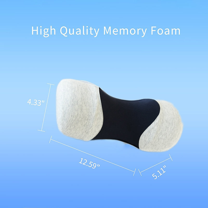 Cervical Pillow Reverse Bow Traction Pillow Memory Cotton Pillow Core Pure Cotton Cover Portable Neck Protection Pillow Cervical Pillow