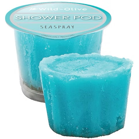 Wild Olive Shower Pods – Exfoliating & Nourishing Shower Steamer (Eco Friendly)