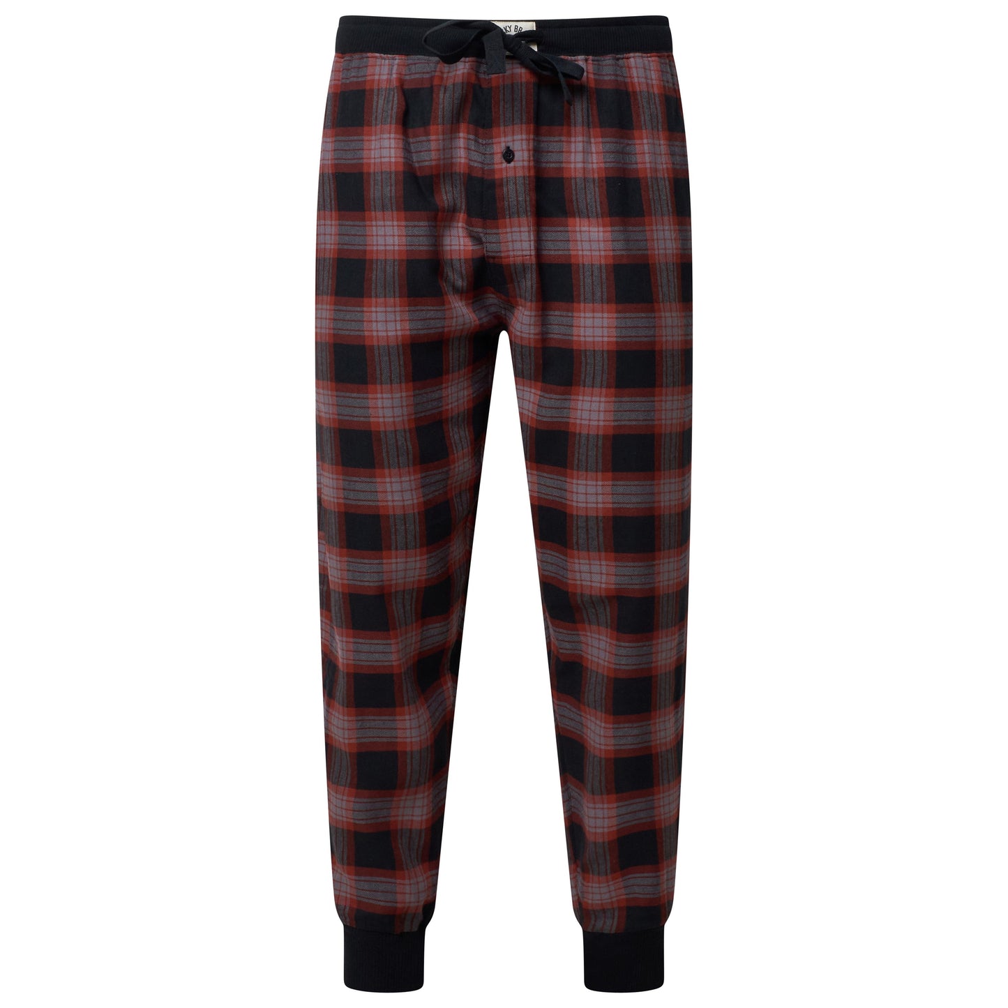 Lucky Brand Mens Pyjama Set Crew Neck Flannel Pants Cotton Lounge Sleepwear - QHA UK