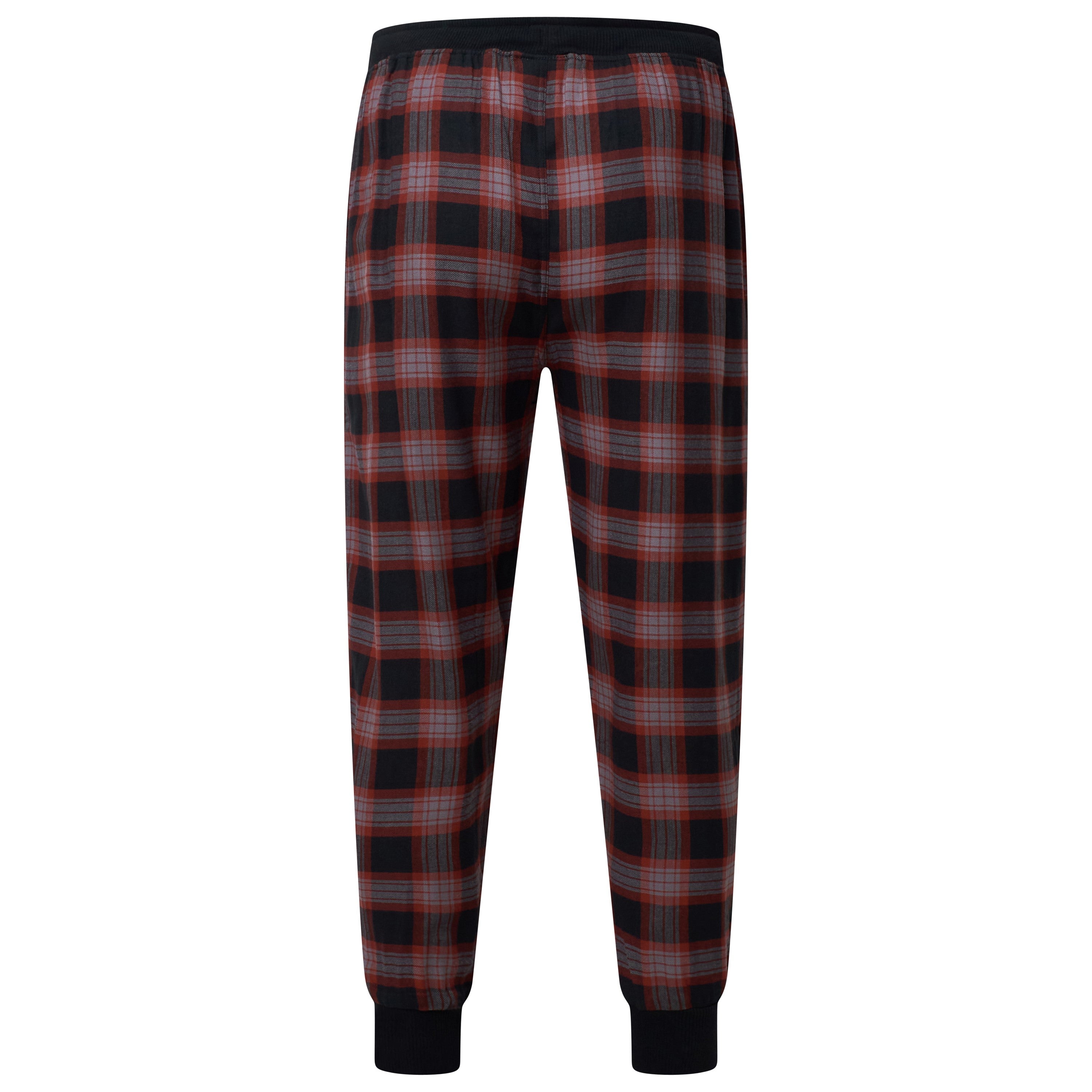 Lucky Brand Mens Pyjama Set Crew Neck Flannel Pants Cotton Lounge Sleepwear