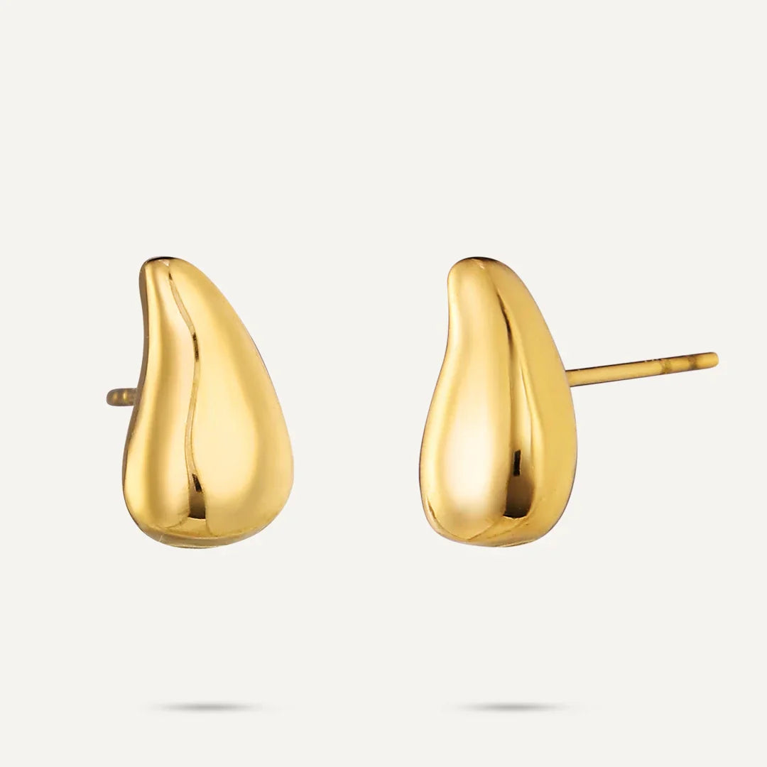Gold Plated Droplet Earrings - SALE