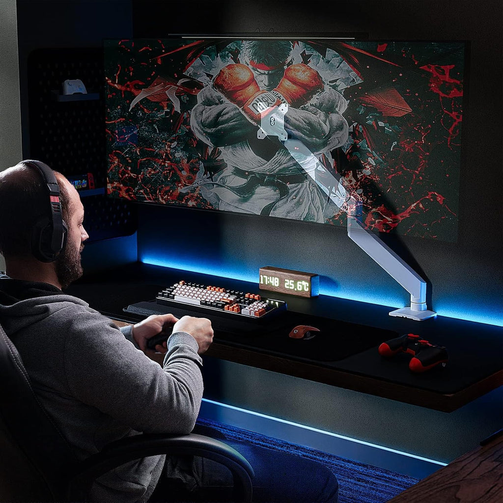 Ultrawide Monitor Arm 17 to 49 Inch Heavy Duty Gas Assisted Mount PUTORSEN