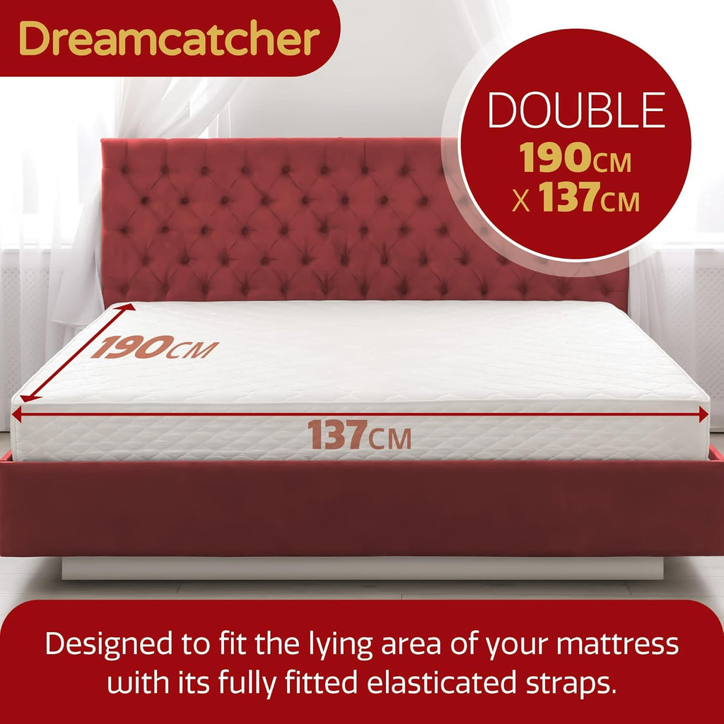 Double Electric Blanket 190x137cm Soft Fleece with 3 Heat Settings Dreamcatcher