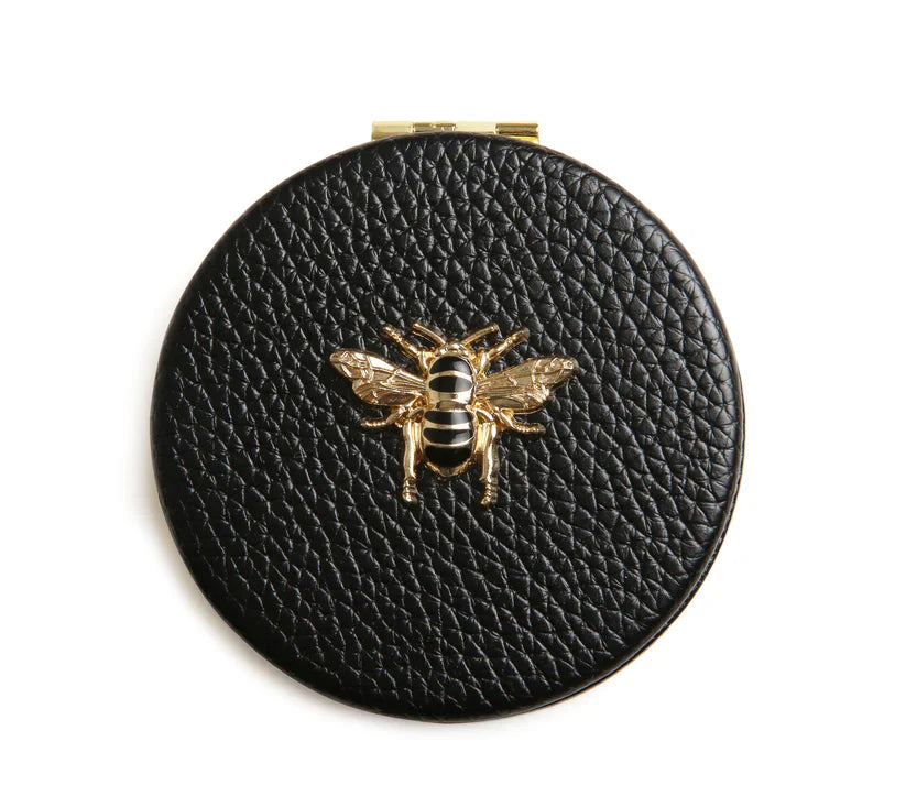 Alice Wheeler Round Compact Mirror (Multiple Colours Available)