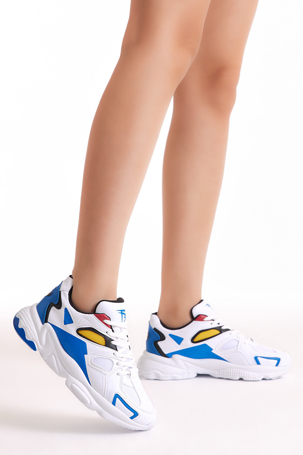 Tonny Black Unisex White Sax Sports Shoes Tb252