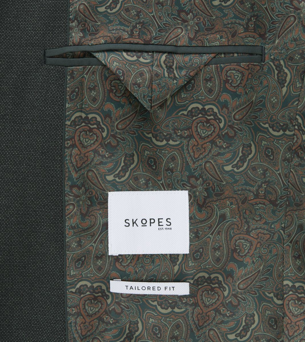 Skopes Harcourt Slim Suit Jacket For Men's in Green, 34S to 52L