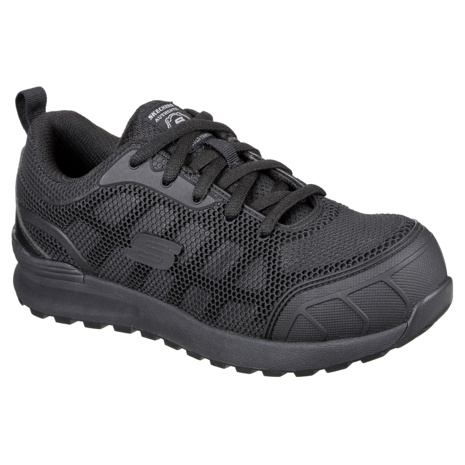 Skechers (GAR77289EC) Ladies Safety Trainers Bulklin Ayak in UK 3 to 8