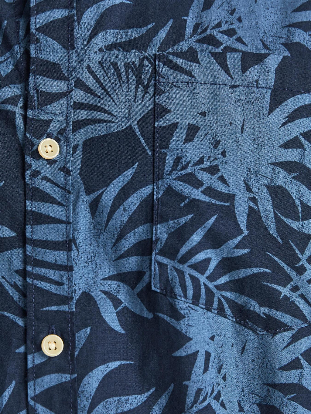 Jack & Jones Big & Tall Fit Size Men's Pure Cotton Floral Shirt in Size 2XL-6XL, 2 Colours