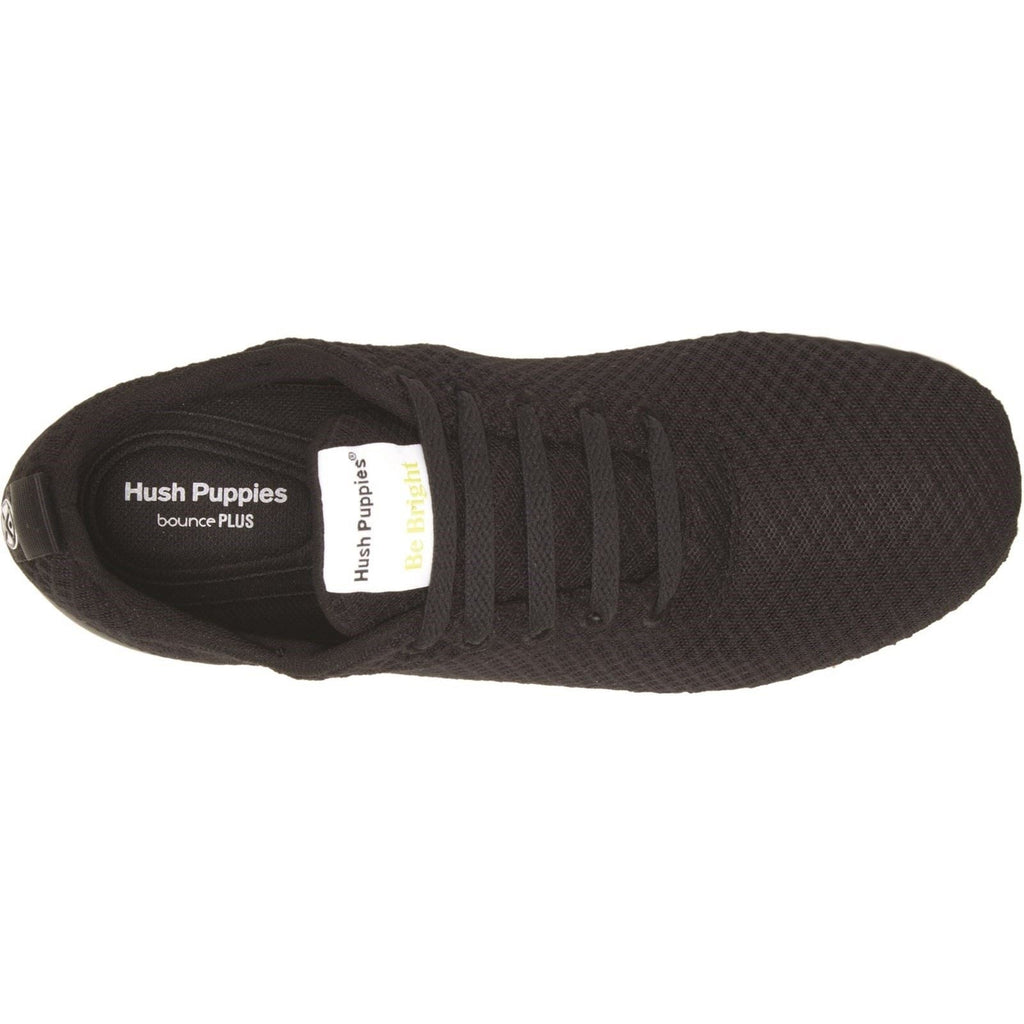 Hush Puppies Good Laces Ladies Shoes in Black